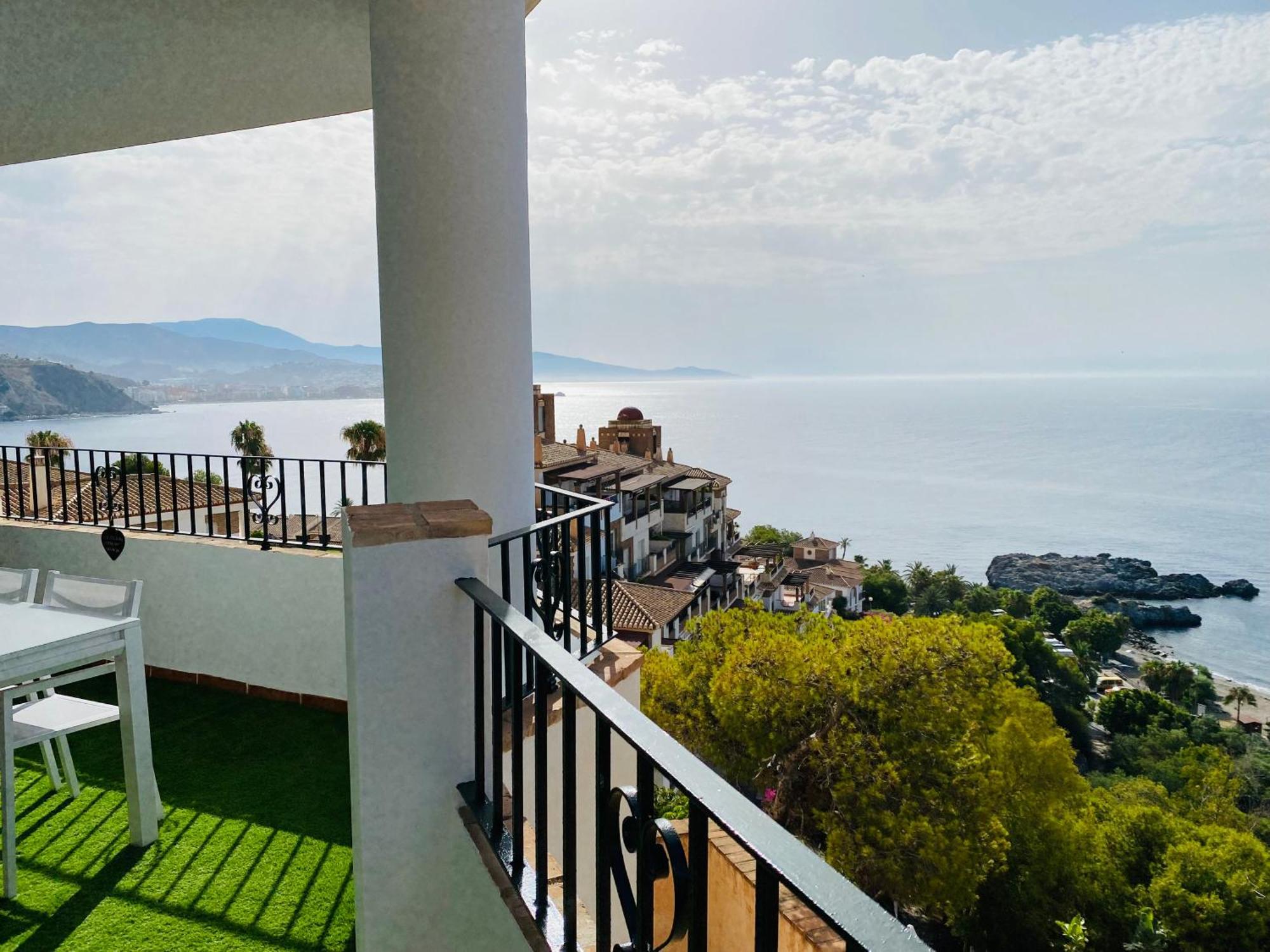 Jardines De Adnania En Marina Del Este Con Vista Al Mar Ada La Herradura (Granada) Exterior foto